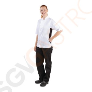 Whites Nevada Kochjacke kurze Ärmel weiß M Größe: M | Brustumfang: 102-107cm | Unisex