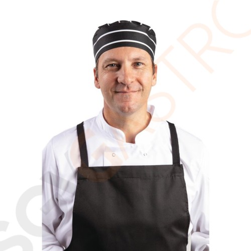 Whites Skull Cap Kochmütze schwarz-weiß gestreift Größe: Einheitsgröße. Unisex. Farbe: Schwarz mit weißen Streifen. Whites Skull Cap Kochmütze schwarz-weiß gestreift Größe: Einheitsgröße. Unisex. Farbe: Schwarz mit weißen Streifen.