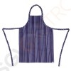 Chef Works verstellbare Latzschürze marineblau blau gestreift Latzschürze blau.