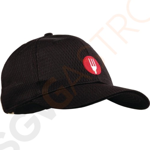 Chef Works Cool Vent Baseballcap schwarz Größe: Einheitsgröße. Unisex. Farbe: Schwarz.