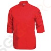 Chef Works Unisex Kochjacke rot M Größe: M. Unisex. Farbe: Rot. Dreiviertelarm.
