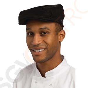 Chef Works Flache Kappe schwarz M Größe: S/M. Unisex. Farbe: Schwarz.