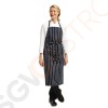 Chef Works Premium Latzschürze marineblau-weiß gestreift Farbe: blau und weiß gestreift
