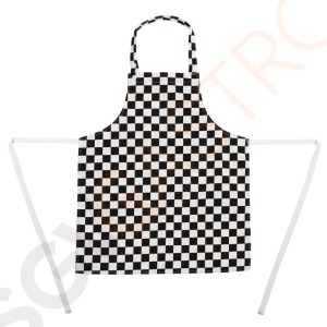 Whites Kinder Latzschürze schwarz-weiß großkariert Größe: Einheitsgröße. Farbe: schwarz-weiß kariert. Whites Kinder Latzschürze schwarz-weiß großkariert Größe: Einheitsgröße. Farbe: schwarz-weiß kariert.