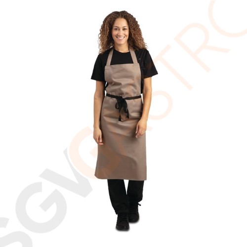 Whites Latzschürze aus Polybaumwolle hellbraun Farbe: Hellbraun | Material: Polybaumwolle | Abmessung: 71,1 x 96,5cm