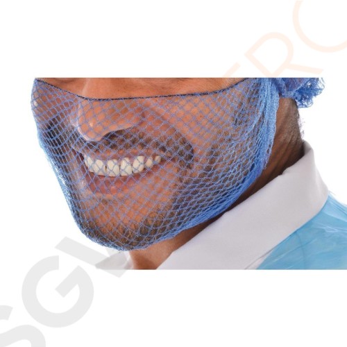 Lion Haircare Bartnetz hellblau Einheitsgröße | Farbe: Blau | 50 Stück