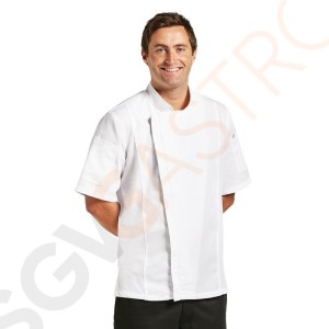 Chef Works Springfield Herrenkochjacke kurze Ärmel weiß L Größe: L | Brustumfang: 112-117cm | Herren Chef Works Springfield Herrenkochjacke kurze Ärmel weiß L Größe: L | Brustumfang: 112-117cm | Herren