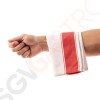 Olympia Gastro Servietten mit rotem Rand 35 x 50cm 35 x 50cm | 100% Baumwolle | roter Rand