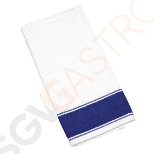 Olympia Gastro Servietten mit blauem Rand 35 x 50cm 35 x 50cm | 100% Baumwolle | blauer Rand Olympia Gastro Servietten mit blauem Rand 35 x 50cm 35 x 50cm | 100% Baumwolle | blauer Rand