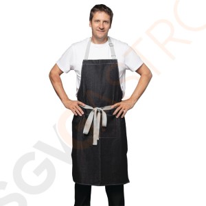 Whites Southside Denimlatzschürze schwarz 100 x 70cm | Polyester-Baumwolle | schwarz Whites Southside Denimlatzschürze schwarz 100 x 70cm | Polyester-Baumwolle | schwarz