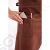 Chef Works Urban Dorset kurze Schürze rostbraun Farbe: Rostbraun | Material: 100% Baumwolle | Größe: 76,5 (B) x 86,5 (L)cm