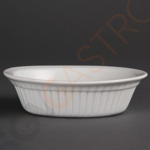 Olympia ovale Auflaufformen 17cm 6 Stück | 4,6 x 17 x 13,3cm | Porzellan