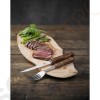 Olympia Steakmesser mit Holzgriff 11,5cm 12 Stück | Blattlänge: 11,5cm | Holz und Edelstahl 18/0