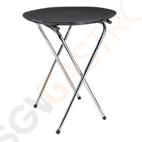 Kristallon Ablageständer für Serviertablett 72,5cm 72,5(H) x 39,5(B)cm | Geeignet für Serviertablett C162 | verchromt