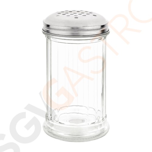 Olympia Zuckerstreuer mit 2,4mm Löchern Kapazität: 34cl | Glas und Edelstahl Olympia Zuckerstreuer mit 2,4mm Löchern Kapazität: 34cl | Glas und Edelstahl