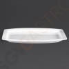 Olympia Whiteware rechteckige Teller 32 x 21cm 6 Stück | 32 x 22cm | Porzellan Olympia Whiteware rechteckige Teller 32 x 21cm 6 Stück | 32 x 22cm | Porzellan