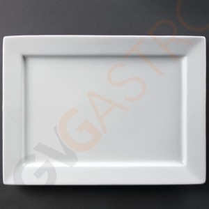 Olympia Whiteware rechteckiger Servierteller 40 x 29,5cm 40 x 29,5cm | Porzellan Olympia Whiteware rechteckiger Servierteller 40 x 29,5cm 40 x 29,5cm | Porzellan