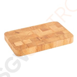 Vogue Schneidebrett Holz 23 x 15cm 2,5 x 23 x 15cm | lebensmittelechtes Holz
