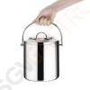 Olympia Eiseimer mit Deckel 3,3L Isoliert | Kapazität: 3,3L | 23(H) x 18(Ø)cm | Edelstahl