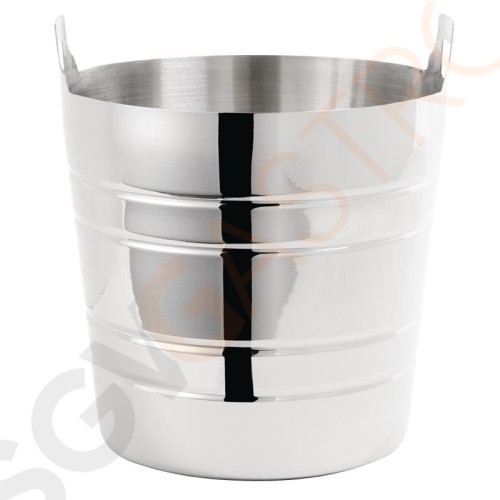 Olympia Weinkühler Edelstahl 20cm Geeignet für Ständer DP115 | 19 x 20,4(Ø)cm | Edelstahl