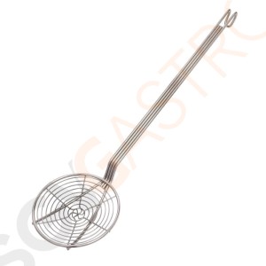 Vogue Schaumkelle Edelstahl 23cm 23cm Ø, Stiel 50cm.