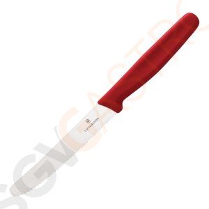 Victorinox Tomatenmesser rot 11,5cm Blattlänge: 11,5cm | eisgehärteter Edelstahl