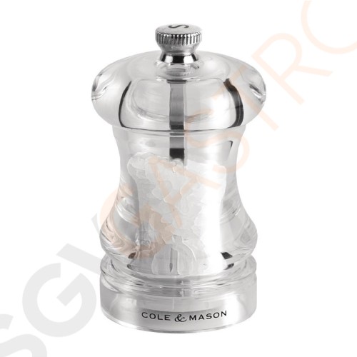 Cole & Mason Salzmühle Acryl 8,5cm Verstellbare Mahlung | 8,5(H)cm | Acryl Cole & Mason Salzmühle Acryl 8,5cm Verstellbare Mahlung | 8,5(H)cm | Acryl