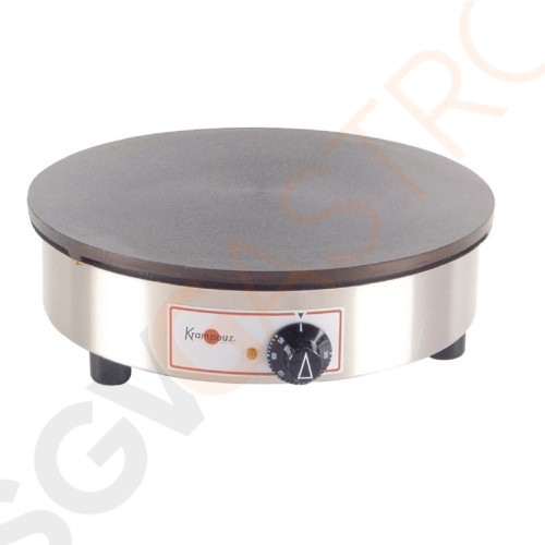 Krampouz elektrische Crêpière CEBIV4JO 3kW/230V | Edelstahl | Kochfeld: 40(Ø)cm Krampouz elektrische Crêpière CEBIV4JO 3kW/230V | Edelstahl | Kochfeld: 40(Ø)cm