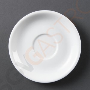 Olympia Whiteware Untertassen für CB469 Für Cappuccinotasse CB469 | 12 Stück | Porzellan