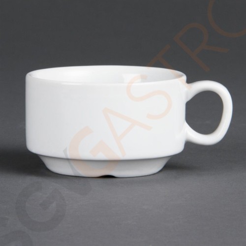 Olympia Whiteware stapelbare Espressotassen 8,5cl 12 Stück | Kapazität: 8,5cl | Porzellan Olympia Whiteware stapelbare Espressotassen 8,5cl 12 Stück | Kapazität: 8,5cl | Porzellan