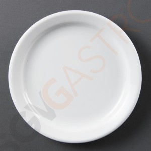 Olympia Whiteware Teller mit schmalem Rand 18cm CB487 | 18(Ø)cm | 12 Stück