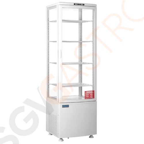 Polar Serie C Kühlvitrine mit gebogener Tür 235L Kapazität: 235L | 1 Tür | Weiß