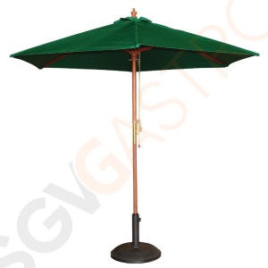 Bolero runder Sonnenschirm grün 3m 2,52 x 3(Ø)m | grün | Flaschenzugsystem Bolero runder Sonnenschirm grün 3m 2,52 x 3(Ø)m | grün | Flaschenzugsystem