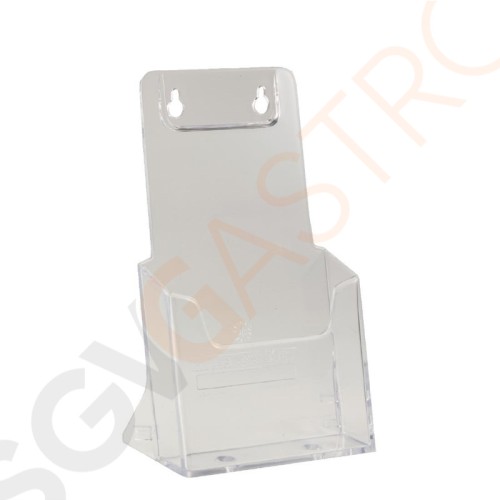 Prospekthalter DL Größe: DL (1/3 A4) | für bis zu 32 Flugblätter Prospekthalter DL Größe: DL (1/3 A4) | für bis zu 32 Flugblätter