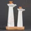 Olympia Whiteware Öl- und Essigset Ölflasche 30cl, Essigflasche 16,5cl | Porzellan Olympia Whiteware Öl- und Essigset Ölflasche 30cl, Essigflasche 16,5cl | Porzellan