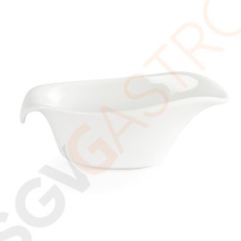 Olympia Whiteware Sauciere 8,5cl 6 Stück | 14(B)cm | Kapazität: 8,5cl | Porzellan