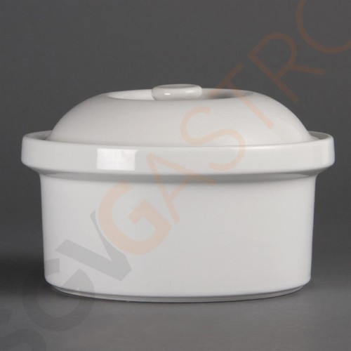 Olympia runder Schmortopf 1,3L 13 x 20(Ø)cm | Kapazität: 1,3L | Porzellan Olympia runder Schmortopf 1,3L 13 x 20(Ø)cm | Kapazität: 1,3L | Porzellan