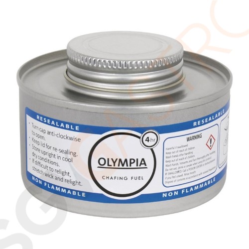 Olympia flüssige Brennpaste 4 Std. 12 Dosen | Brennzeit: 4 Stunden