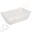 Kristallon Salatschüssel weiß 2L Geeignet für Deckel CB755, CB756 | Inhalt: 2L | 8,5 x 26 x 17,5cm | weiß