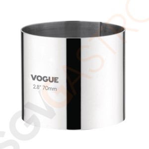 Vogue Moussering Edelstahl 6 x 7cm Größe: 6(H) x 7(Ø)cm Vogue Moussering Edelstahl 6 x 7cm Größe: 6(H) x 7(Ø)cm