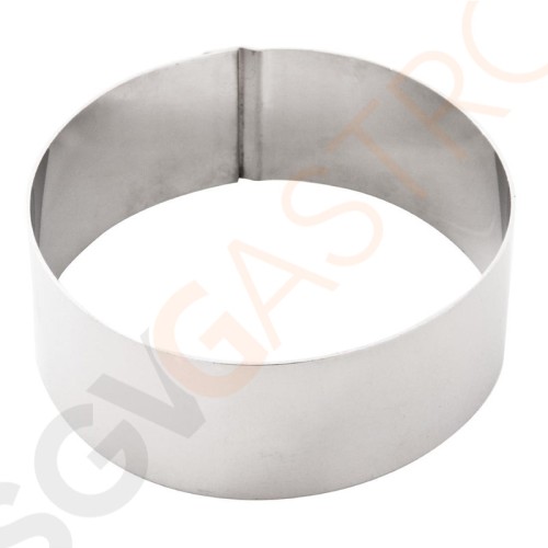 Vogue Moussering Edelstahl 3,5 x 9cm Größe: 3,5(H) x 9(Ø)cm