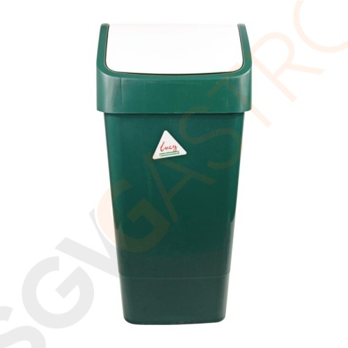 SYR Abfalleimer mit Schwingdeckel grün 50L Kapazität: 50L | grün | Polypropylen