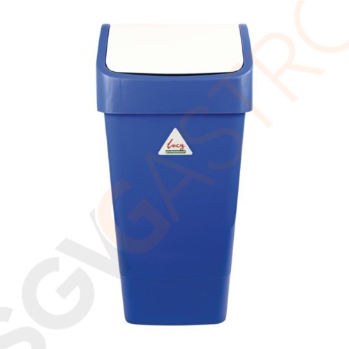 SYR Abfalleimer mit Schwingdeckel blau 50L Kapazität: 50L | blau | Polypropylen