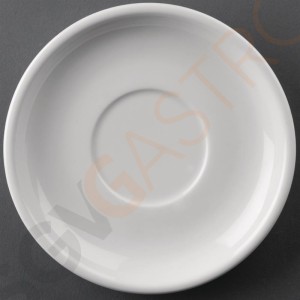 Athena Hotelware Untertassen 14,5cm Geeignet für Tassen CC200, CC201, GG870 | 24 Stück | 14,5(Ø)cm | Porzellan