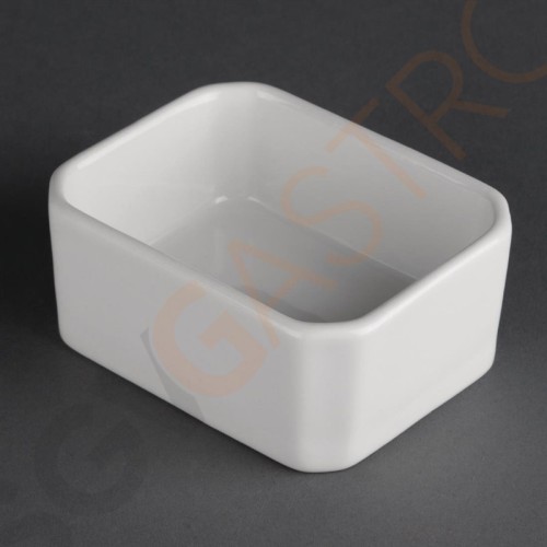 Athena Hotelware Ständer für Zuckertüten 6 Stück | 3,8 x 7,2 x 9cm | Porzellan