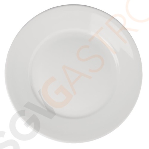 Athena Hotelware runde Teller mit breitem Rand 28cm CC210 | 28(Ø)cm | 6 Stück