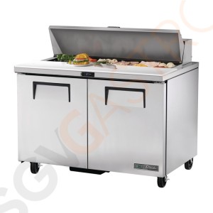 True Vorbereitungskühltisch 2-türig 340L TSSU-48-12-HC Edelstahl. GN-geeignet. 2-türig. Modell: TSSU-48-12-HC. True Vorbereitungskühltisch 2-türig 340L TSSU-48-12-HC Edelstahl. GN-geeignet. 2-türig. Modell: TSSU-48-12-HC.