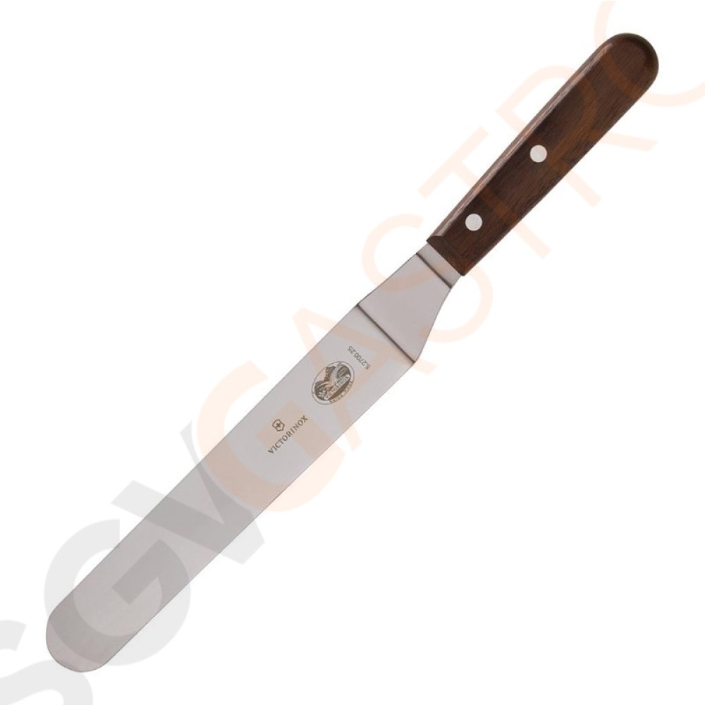 Victorinox Winkelpalettenmesser 25,5cm Blattlänge: 25,5(L)cm | eisgehärteter Edelstahl und Holz