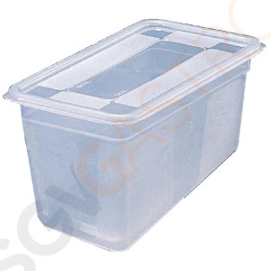 Bourgeat Modulus Behälter mit Deckel 800ml Bourgeat Lebensmittelbehälter schwer GN 1/9 10cm (8er Pack).