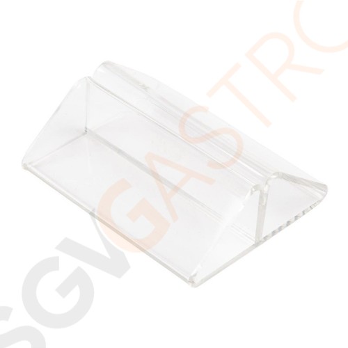 Olympia Menühalter Acryl M-Form A4 Geeignet für A4-Karten | 2,5 x 7 x 5,5cm | Acryl Olympia Menühalter Acryl M-Form A4 Geeignet für A4-Karten | 2,5 x 7 x 5,5cm | Acryl